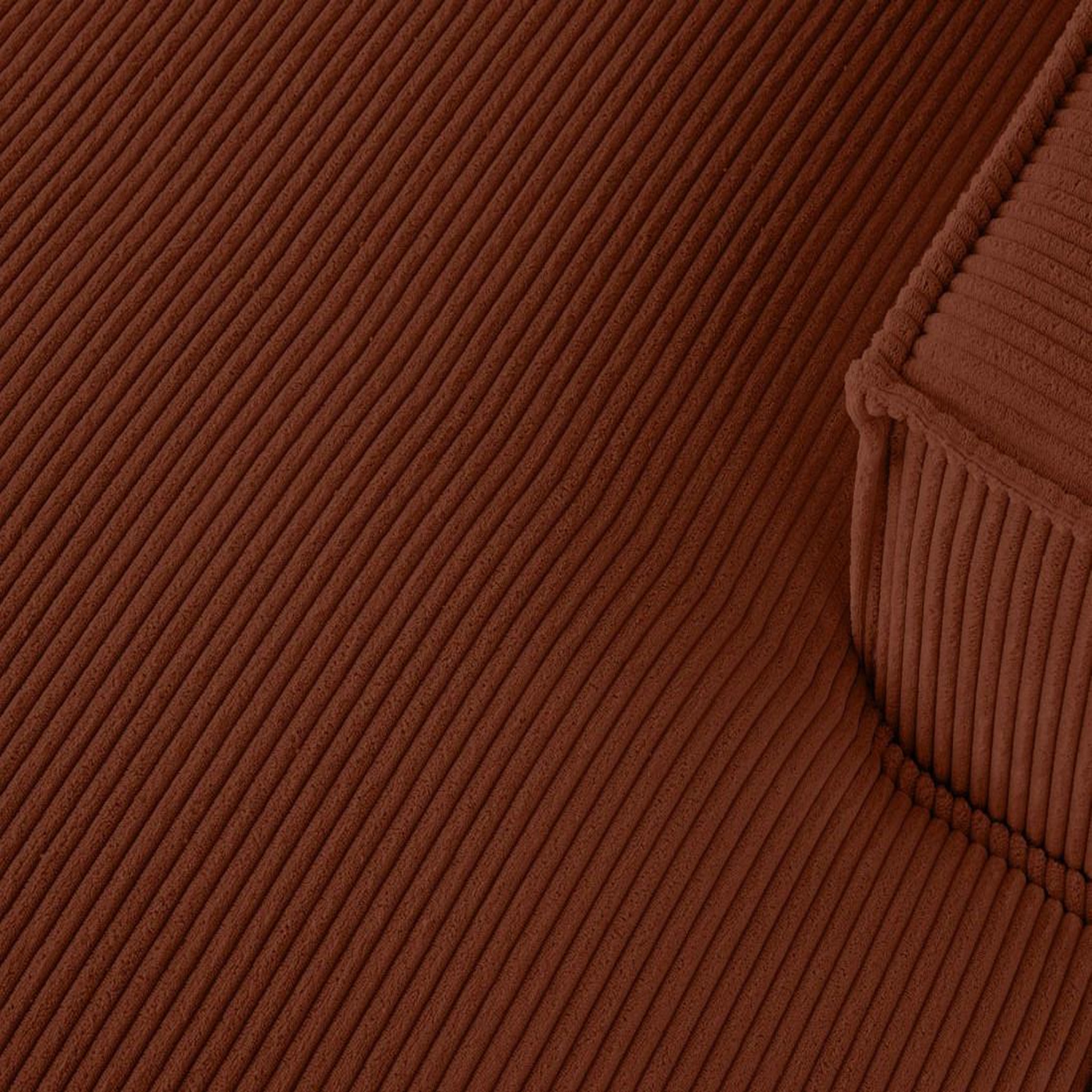 Voir la diapositive 6 : LISA DESIGN Spiaggia - canapé d'angle droit - 4 places - en velours côtelé