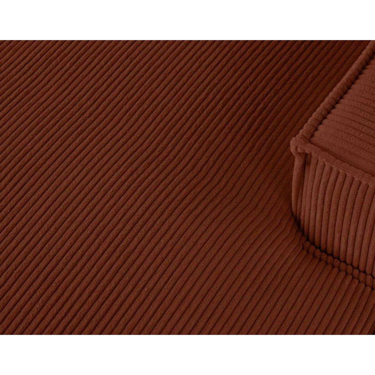 LISA DESIGN Spiaggia - canapé d'angle droit - 4 places - en velours côtelé