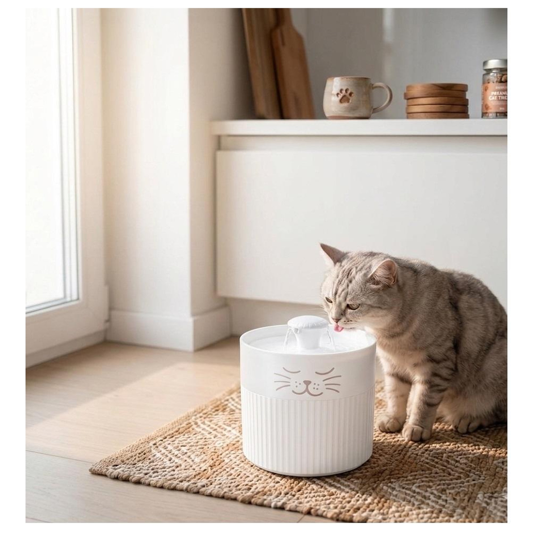 Voir la diapositive 2 : Eden Fontaine a eau mali 2l pour chat et petit chien
