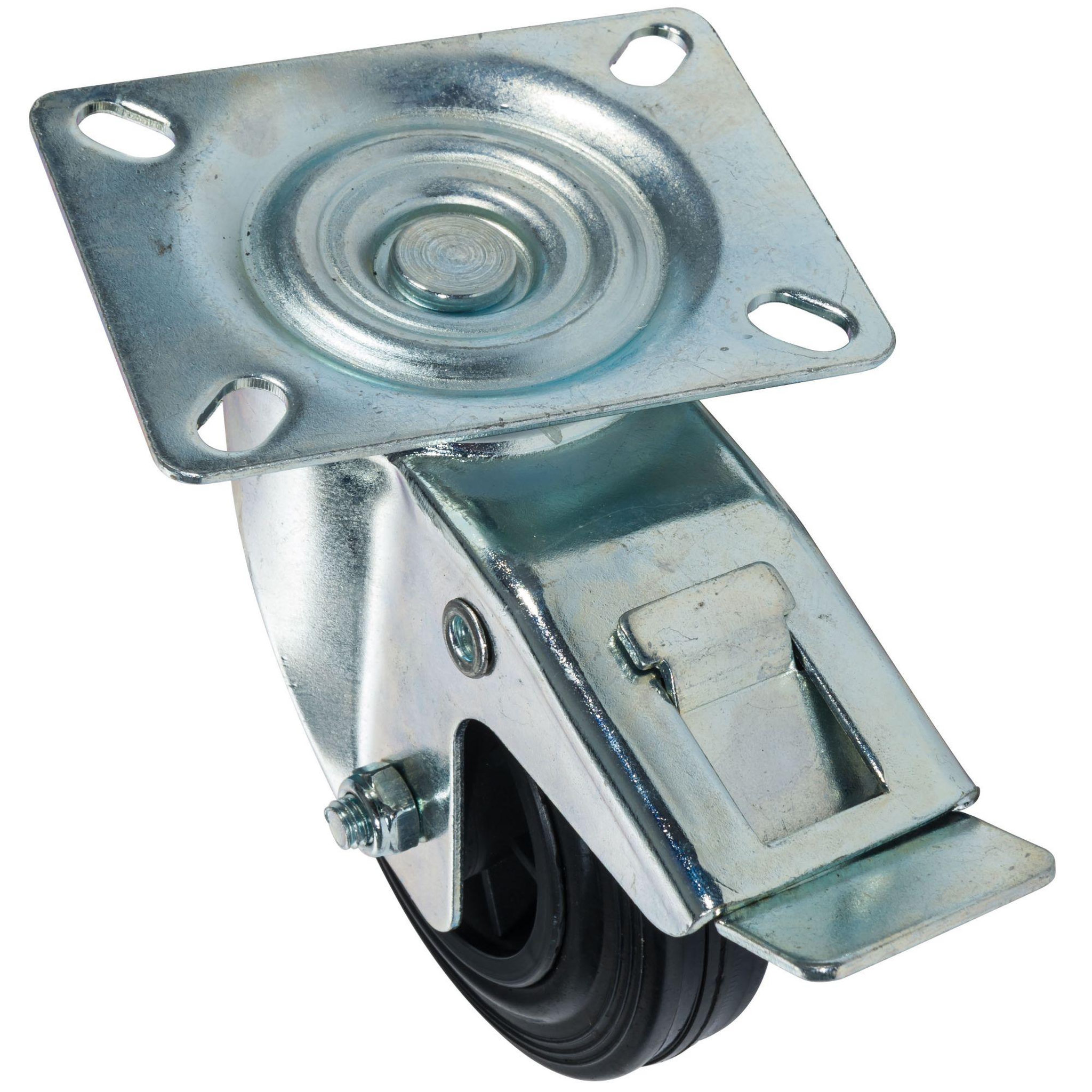 Voir la diapositive 1 : WERKAPRO Roulette pivotante WERKA PRO avec frein  Ø 100mm