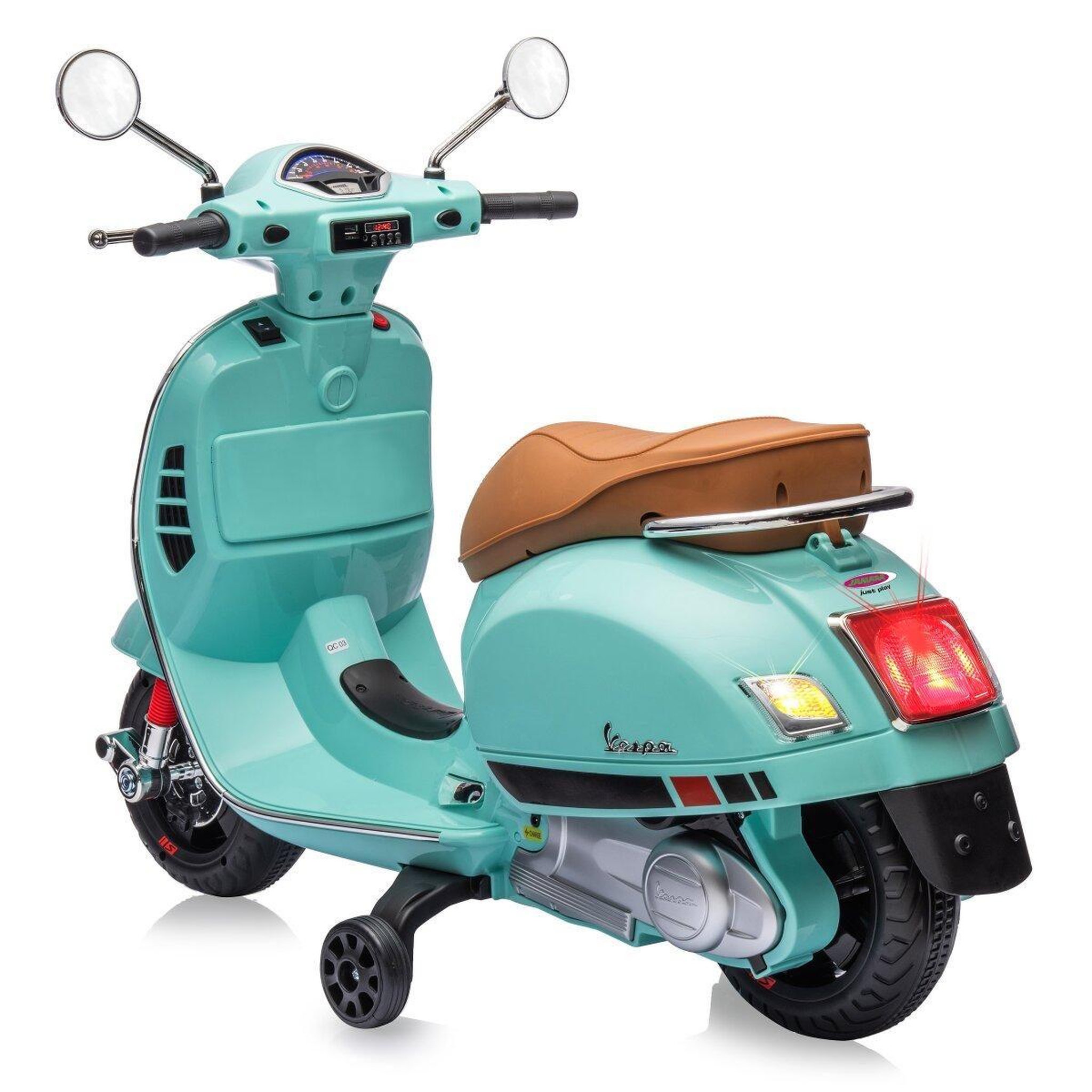 Voir la diapositive 2 : Jamara Porteur vespa gts 125 vert menthe