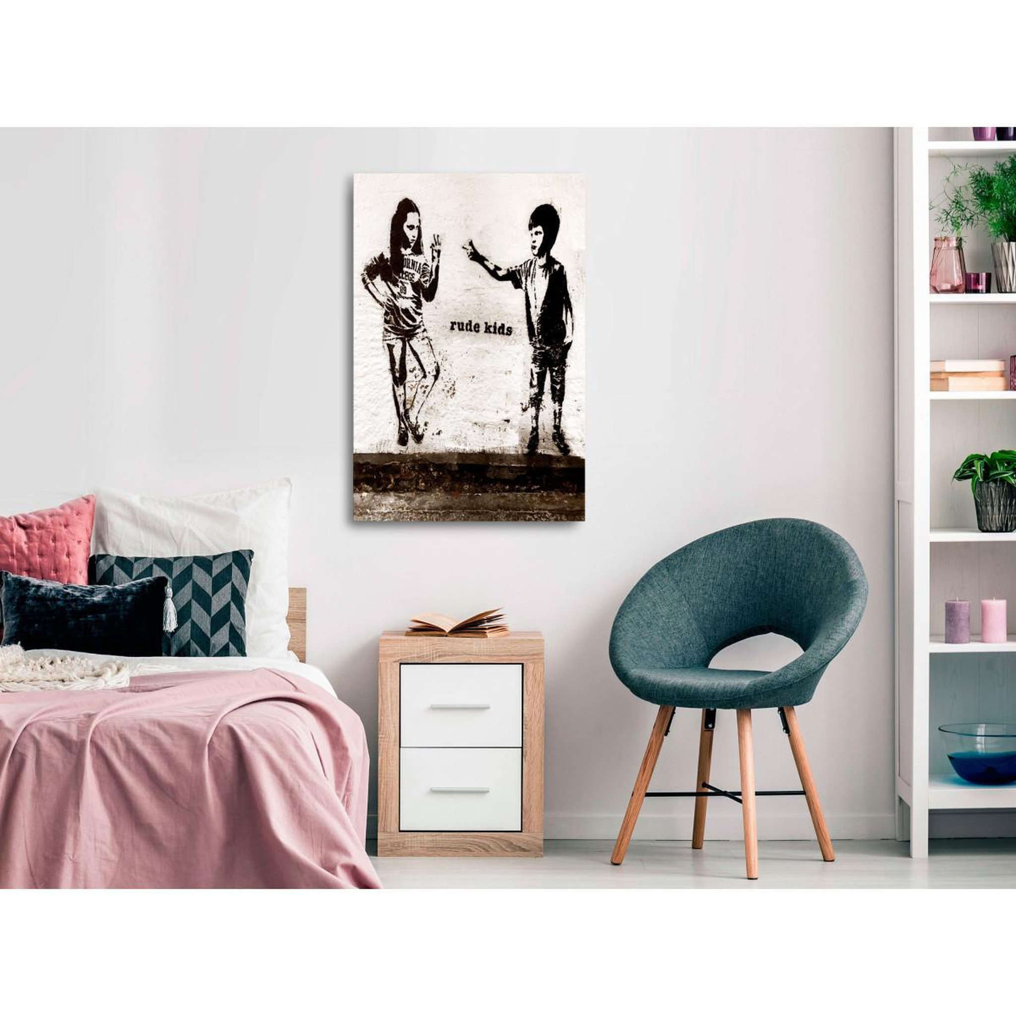 Voir la diapositive 2 : Paris Prix Tableau imprimé  rude kids