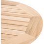 Voir la diapositive 4 : JARDILINE Table de jardin - 4 places - Teck - FLORES