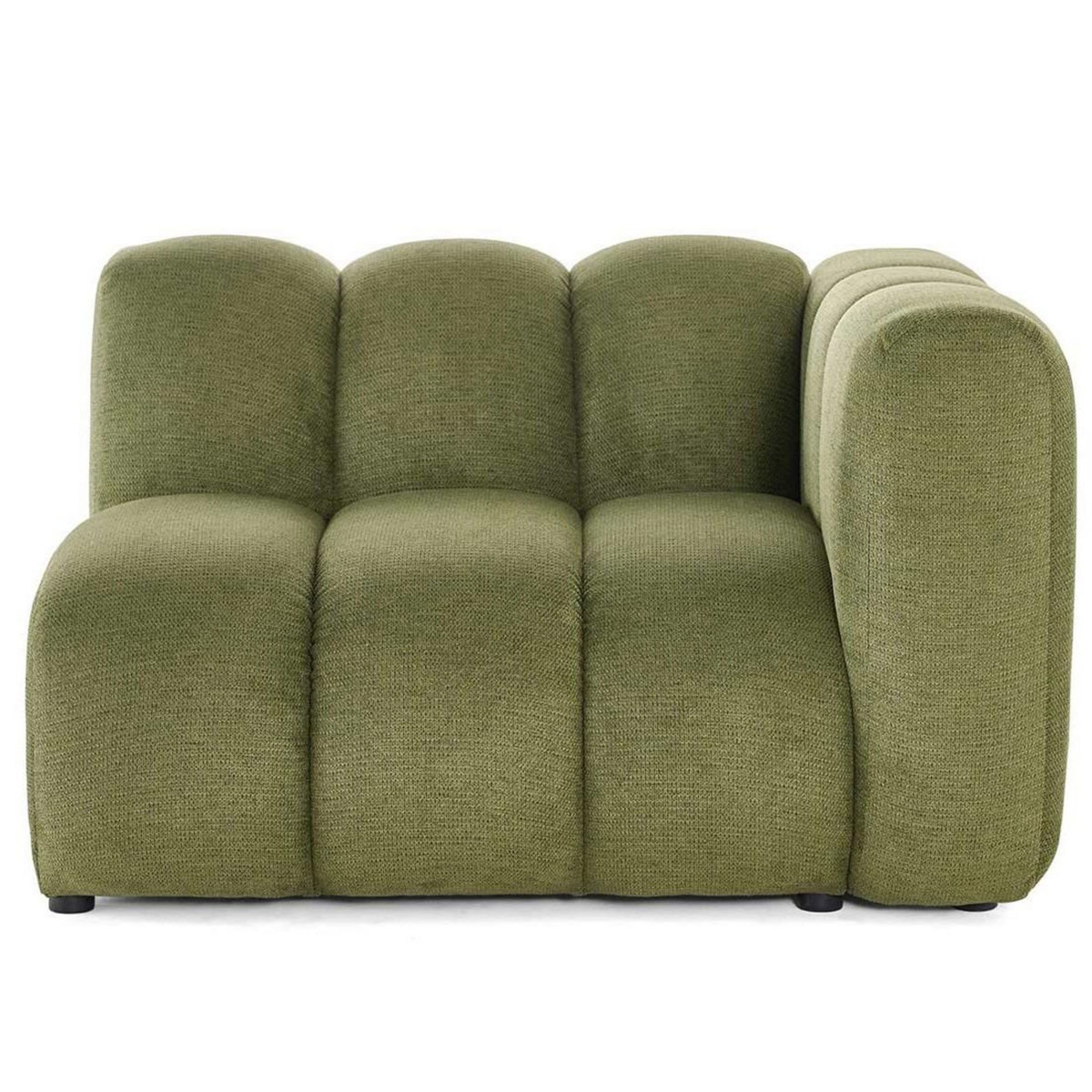 LISA DESIGN Debbie - module d'assise droit en tissu texturé