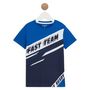 Voir la diapositive 1 : INEXTENSO T-shirt Fast Team bleu garçon 