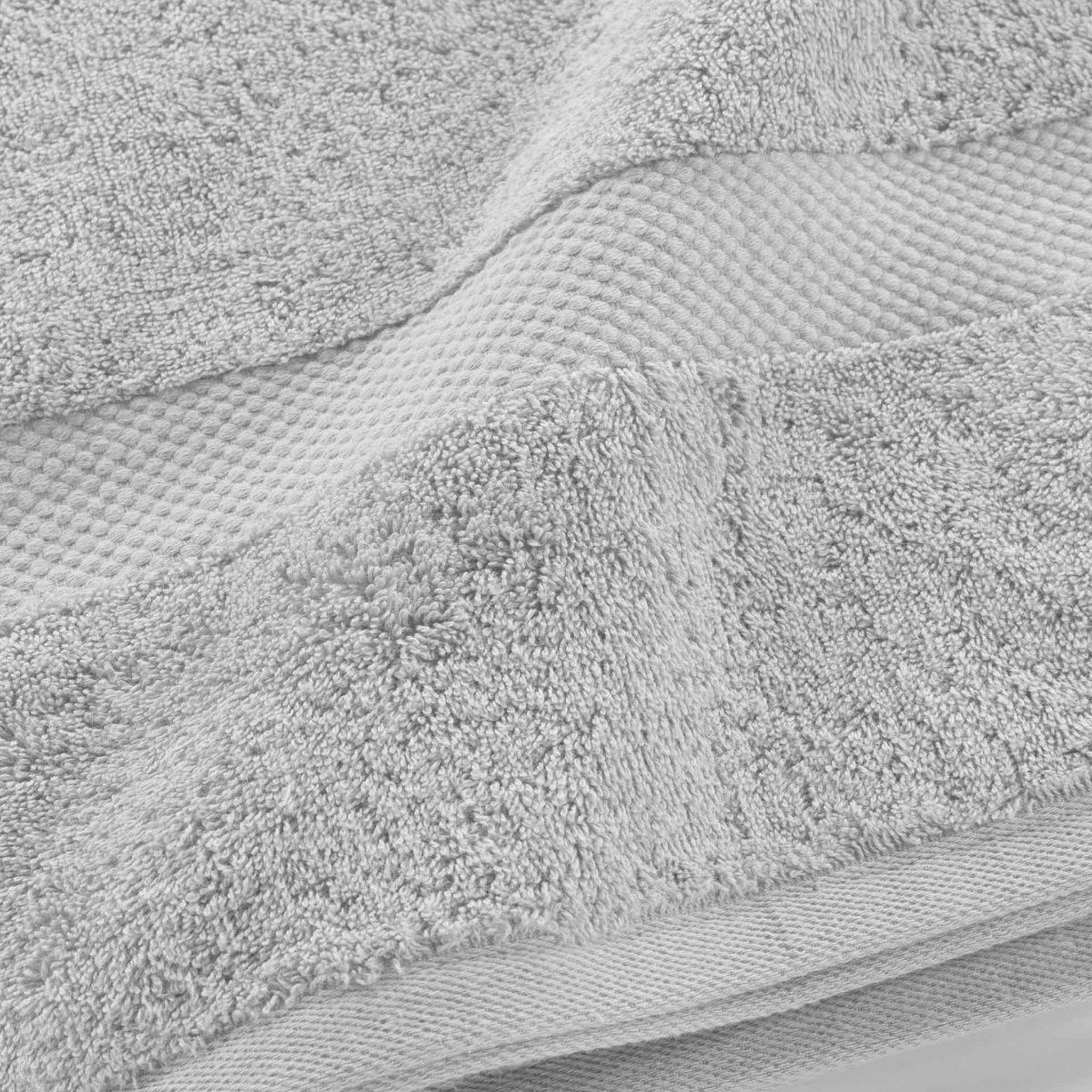 Voir la diapositive 2 : Douceur d'Intérieur Serviette de Toilette  Elegance  50x90cm Gris Perle