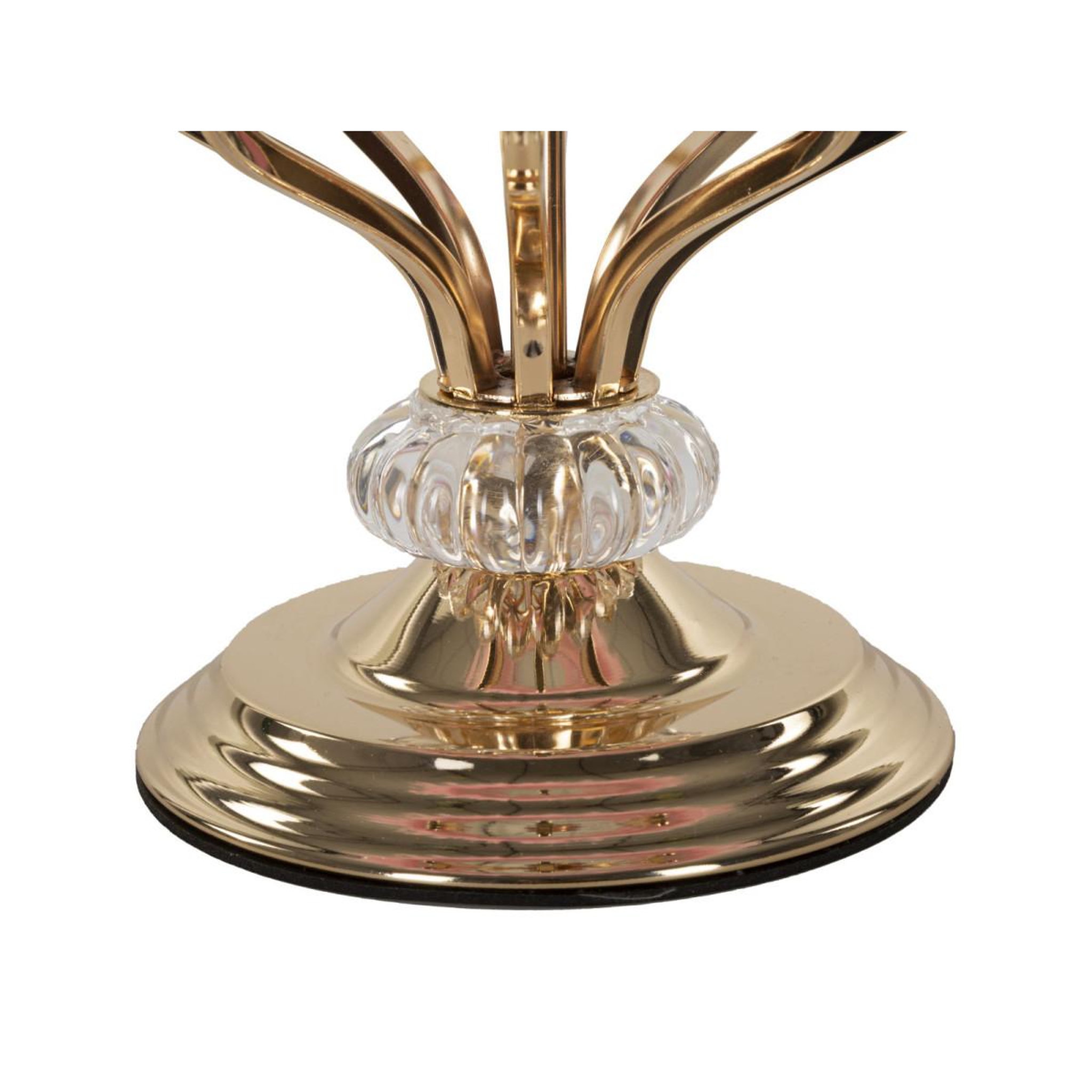 Voir la diapositive 3 : Paris Prix Lampe à poser imitation plume  tarty  54cm or & rose