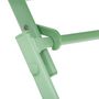 Voir la diapositive 6 : OUTSUNNY Salon de jardin bistro pliable - table carrée dim. 60L x 60l x 71H cm avec 2 chaises - métal thermolaqué vert d'eau