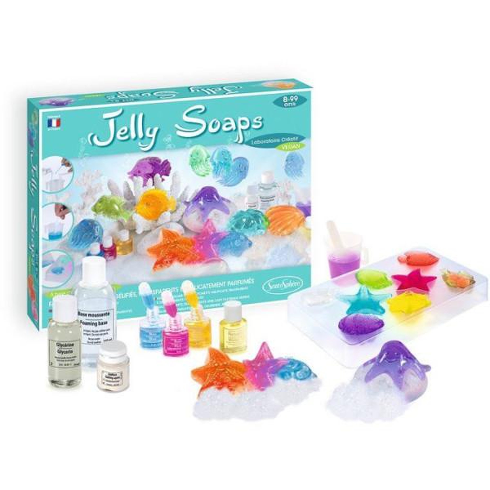 Voir la diapositive 4 : Sentosphere Jelly soaps - sentosphere - crée tes propres savons - tous les éléments sont inclus pour la création - des 8 ans