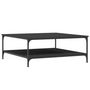 Voir la diapositive 2 : VIDAXL Table basse noir 100x100x40 cm bois d ingénierie