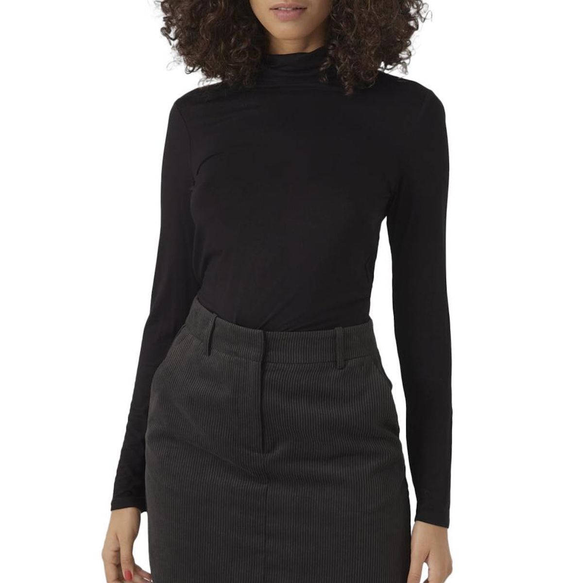 Vero Moda T Shirt Col Roulé  Femme Vero Moda Alberte