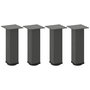 Voir la diapositive 2 : VIDAXL Pieds de table basse 4 pcs anthracite 30-32 cm acier