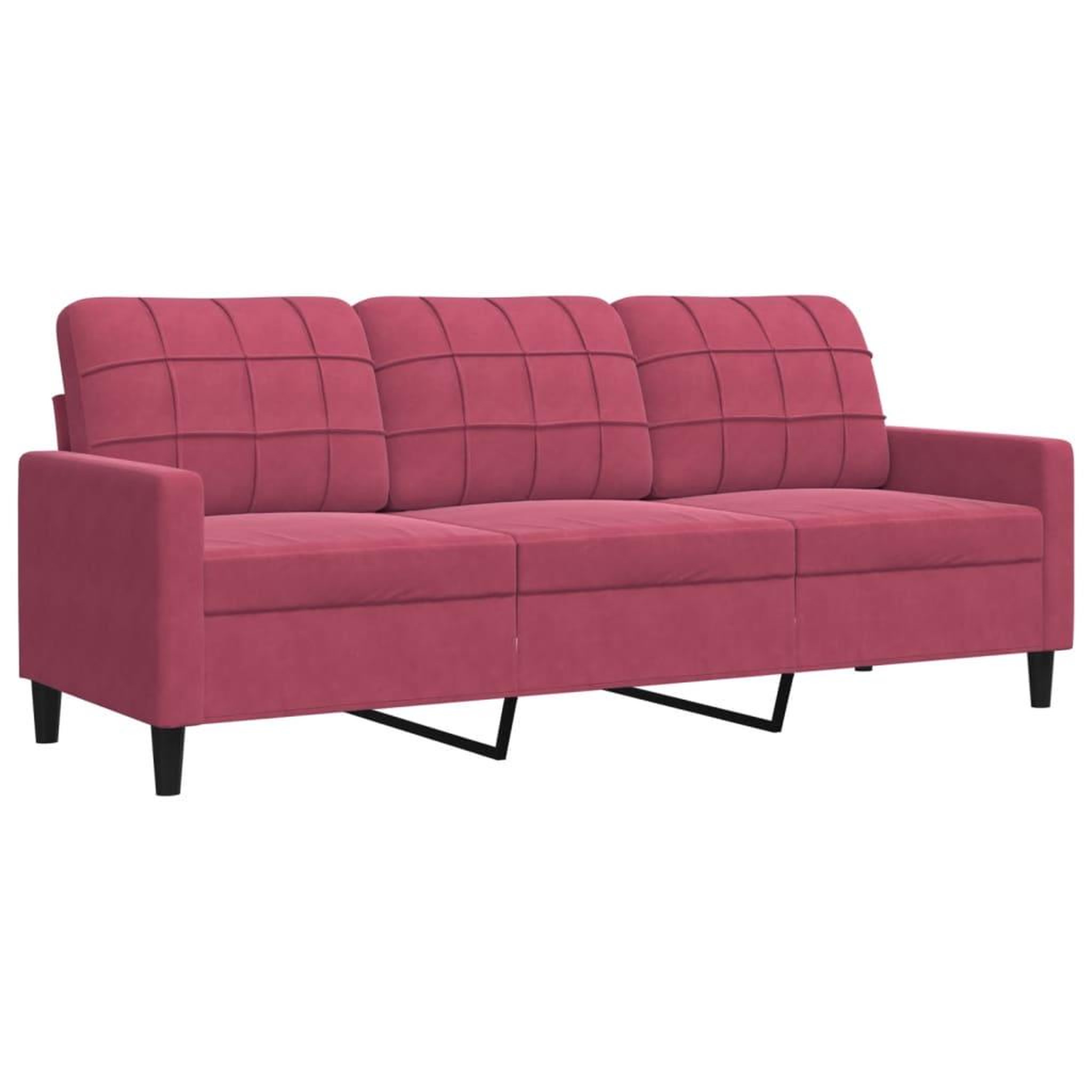 Voir la diapositive 4 : VIDAXL Ensemble de canapes 2 pcs avec coussins et traversins velours