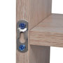 Voir la diapositive 4 : VIDAXL Etagere murale 8 compartiments Couleur de chene