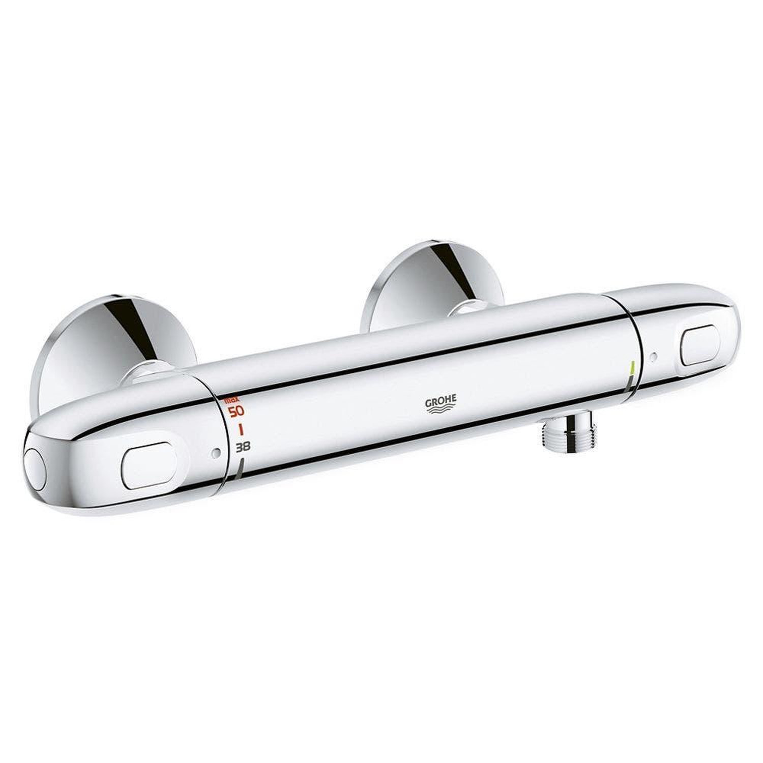 Mitigeur thermostatique de douche mural GROHTHERM 1000 GROHE Chromé Economie d'eau - vue 4