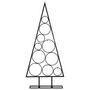Voir la diapositive 3 : VIDAXL Arbre de Noël en metal pour decoration noir 90 cm