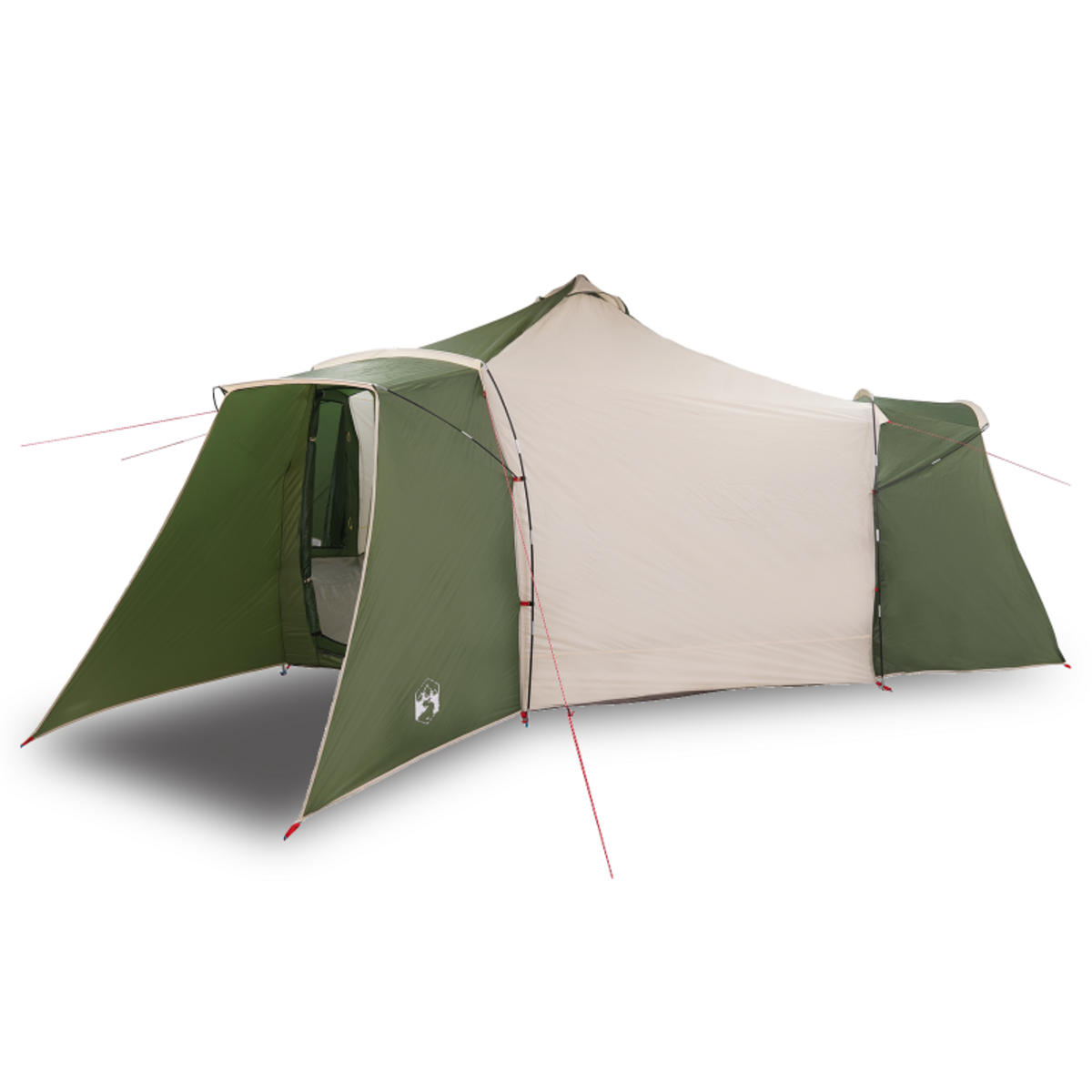 VIDAXL Tente Familiale Tipi Verte 8 Personnes Imperméable