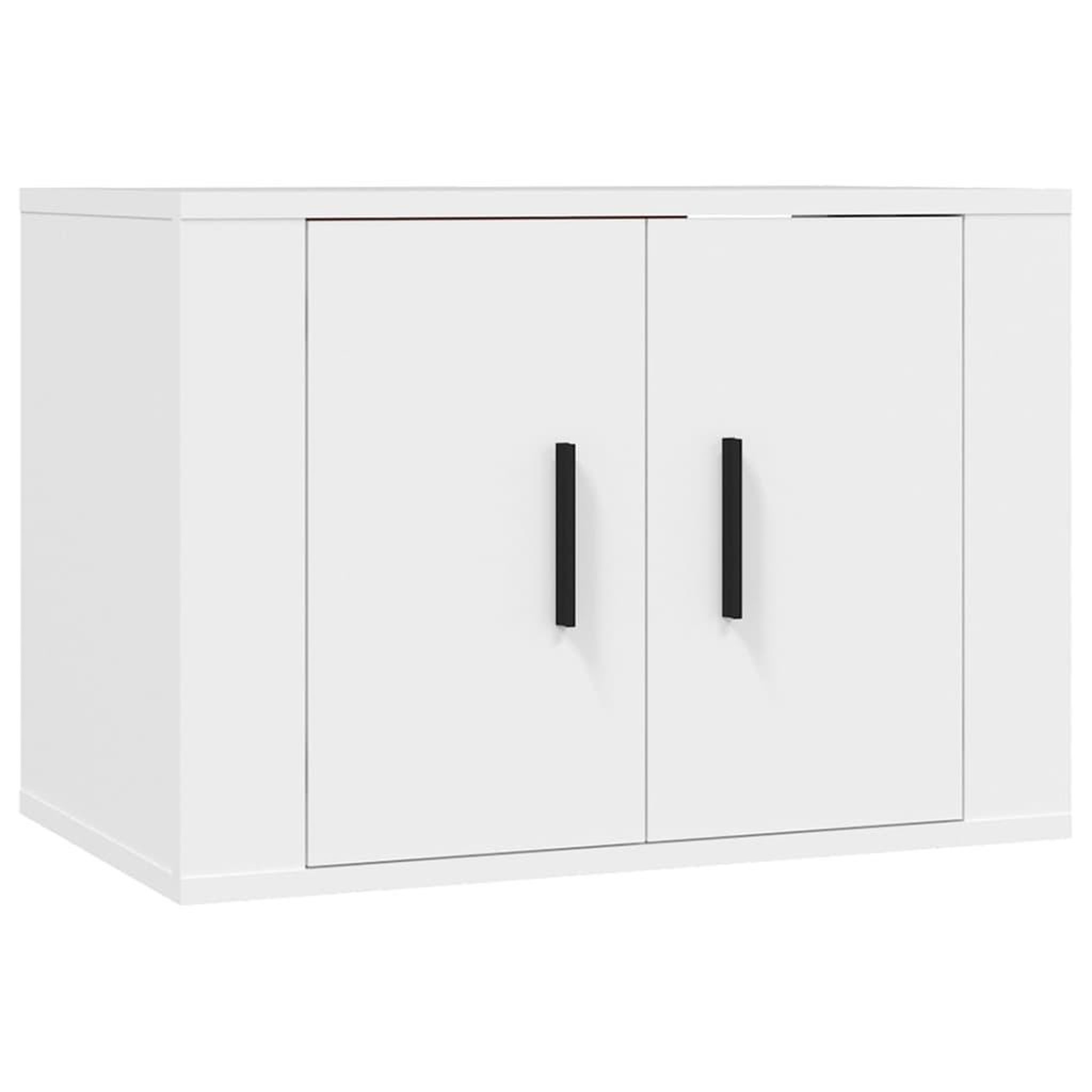 Voir la diapositive 4 : VIDAXL Ensemble de meubles TV 3 pcs Blanc Bois d'ingenierie