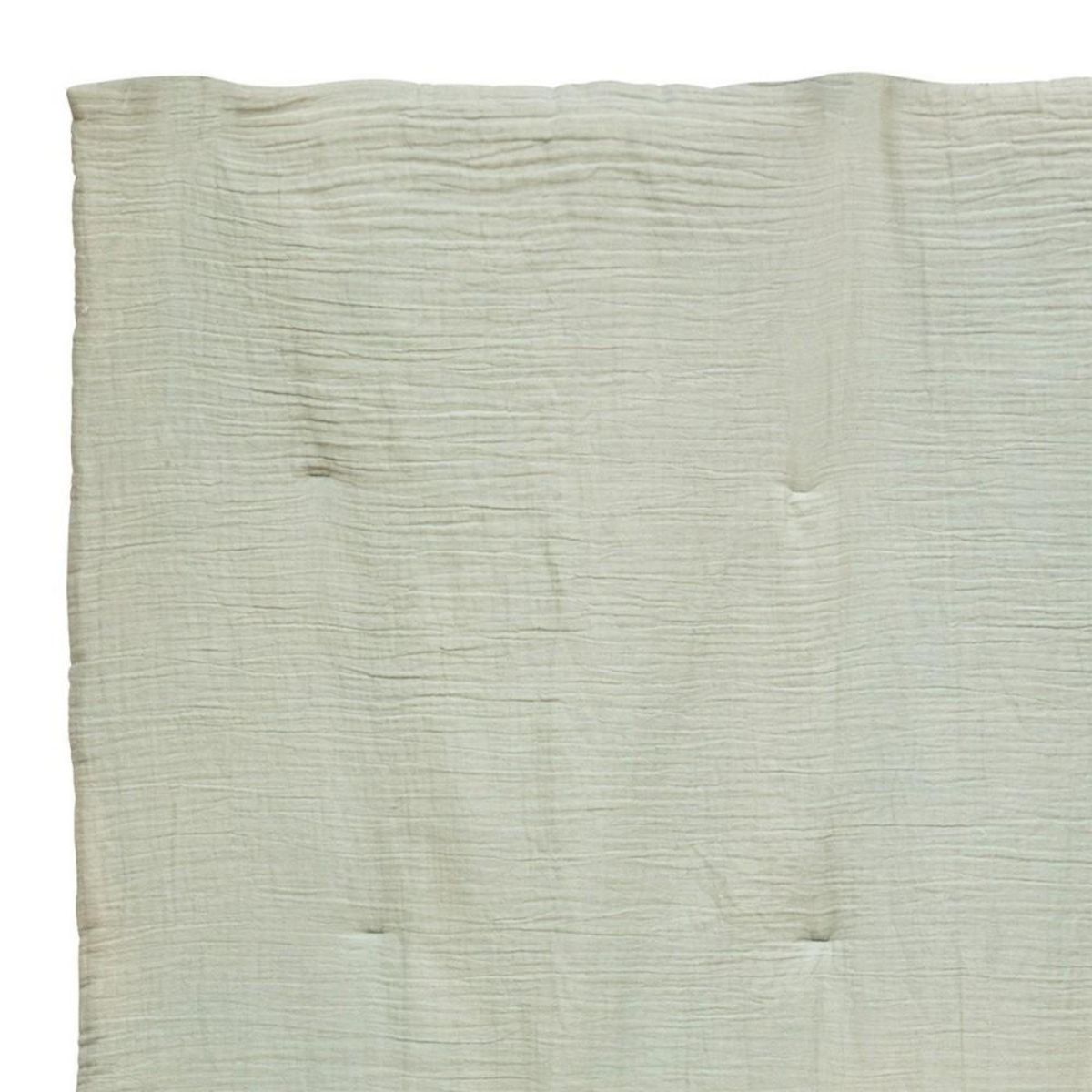 ATMOSPHERA Édredon gaze de coton 100x140 vert