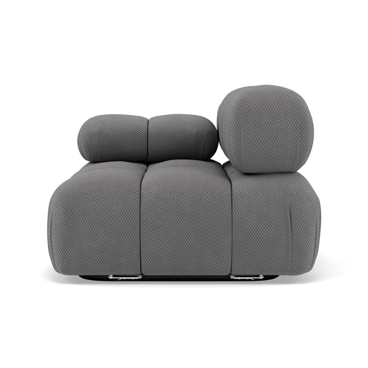 LISA DESIGN Ruby - module d'assise gauche en velours texturé