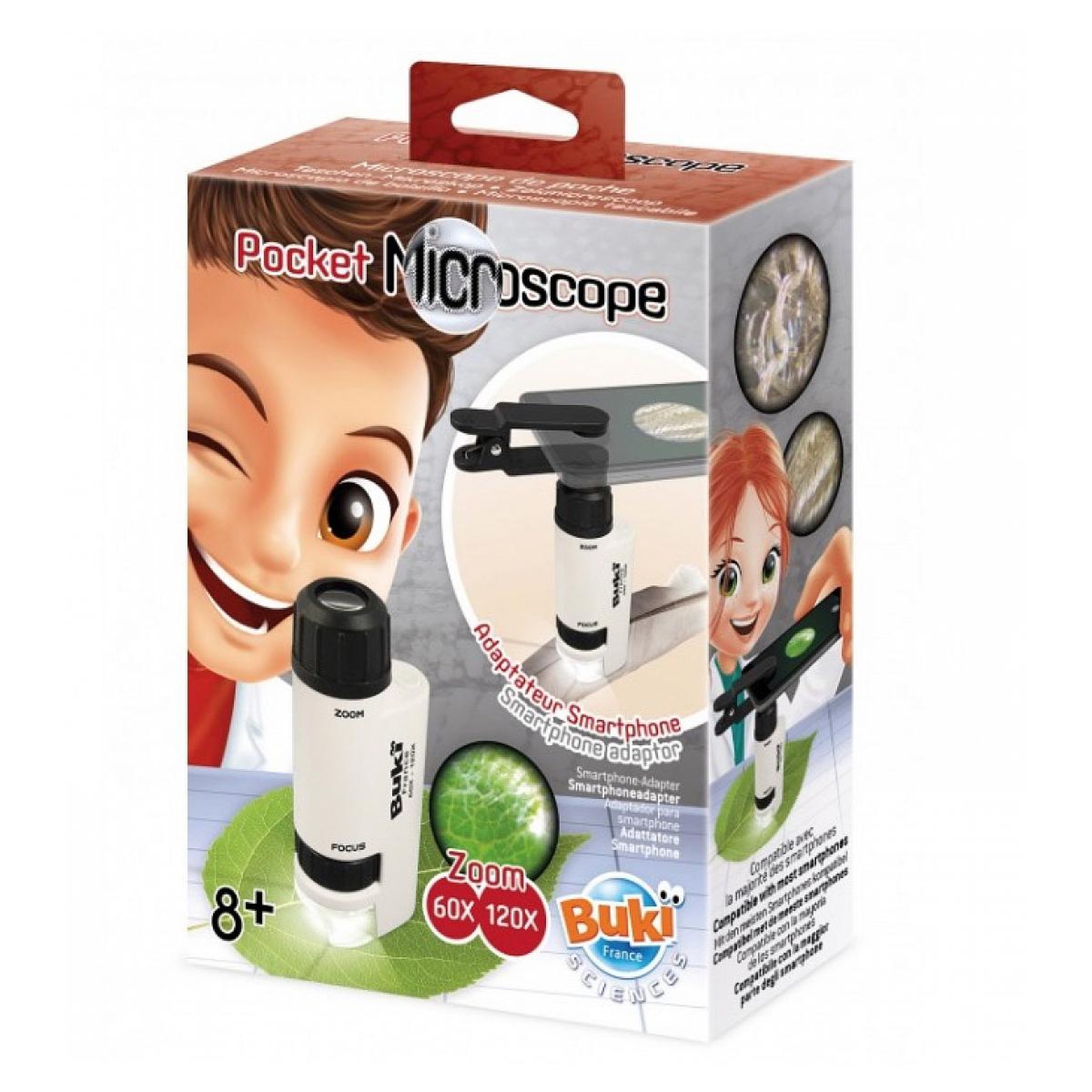 BUKI Kit Pocket Microscope 120x