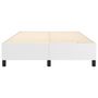 Voir la diapositive 5 : VIDAXL Cadre de lit sans matelas blanc 140x190 cm similicuir