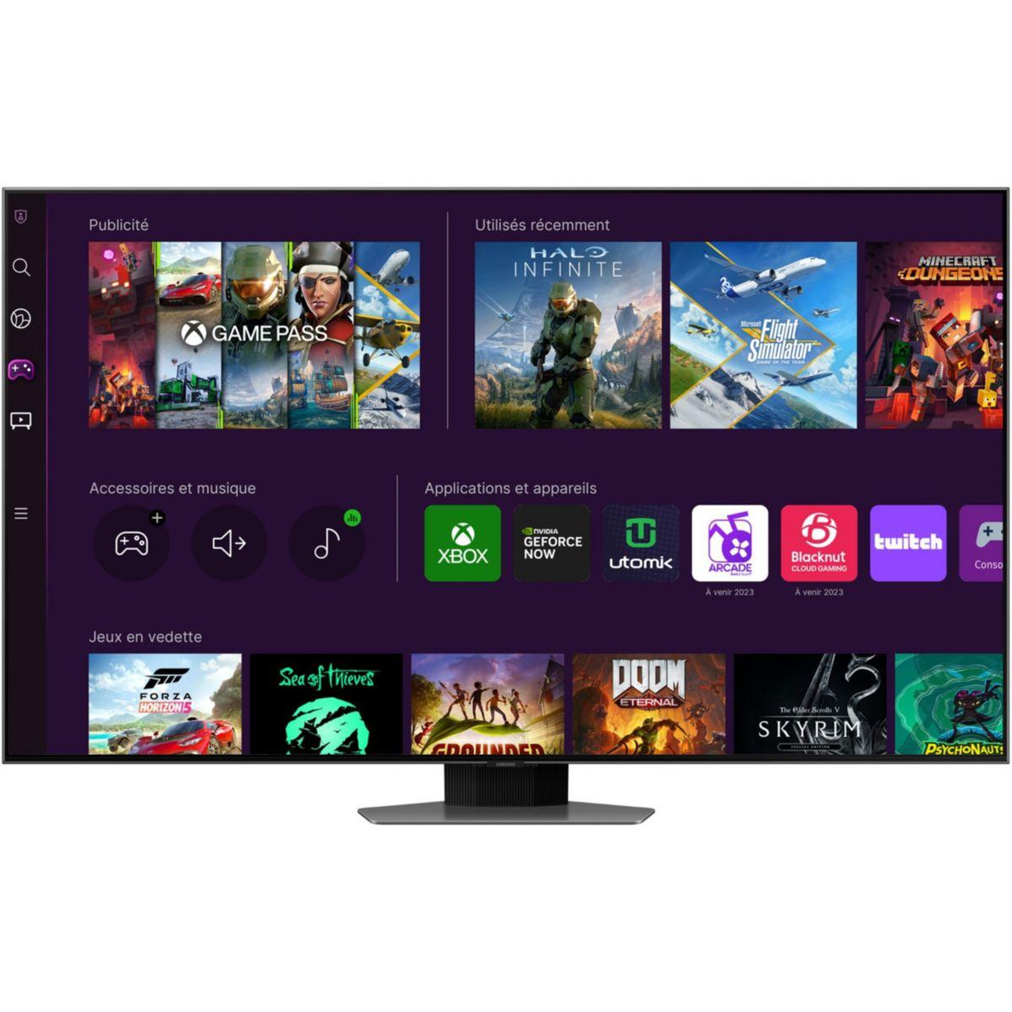 Voir la diapositive 6 : Samsung TV QLED TQ65Q80C
