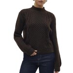 Vero Moda Pull  Foncé Femme Vero  oda Universe. Coloris disponibles : Marron
