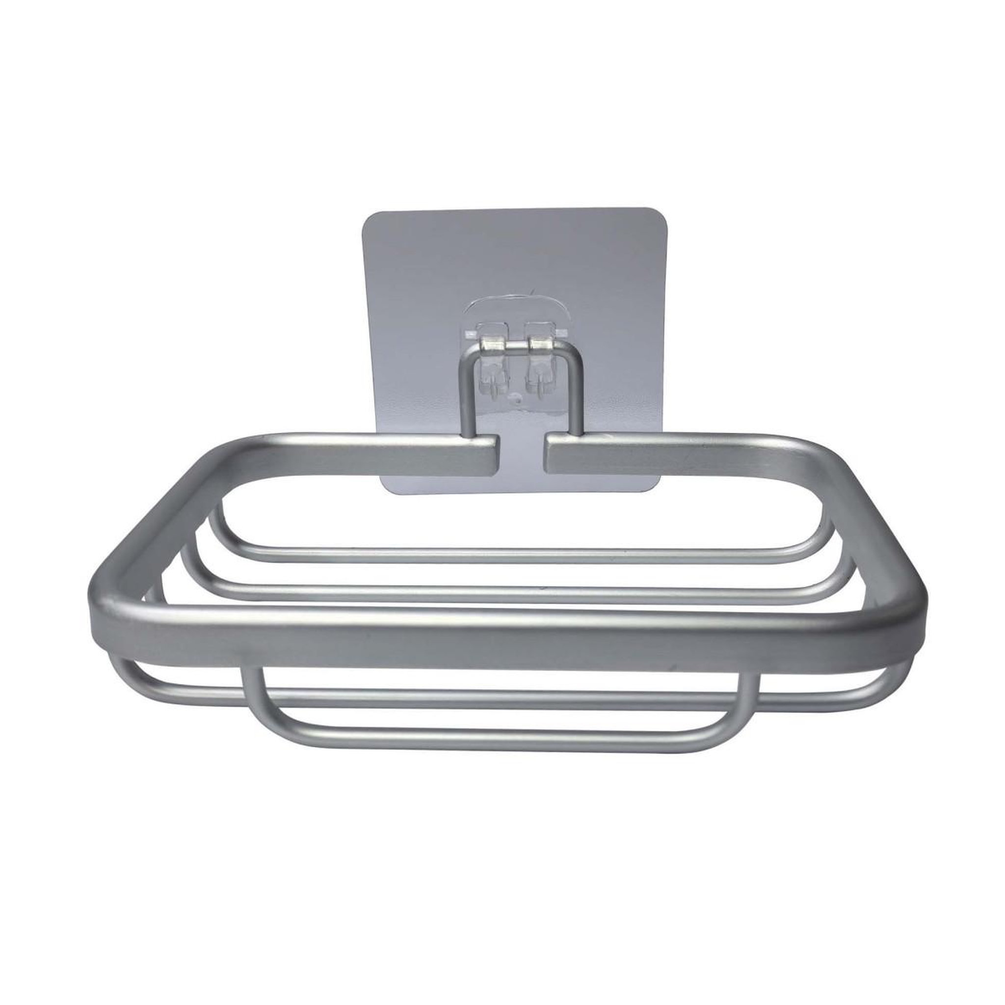 Douceur d'Intérieur Porte savon mural adhésif  filaire  14cm chrome