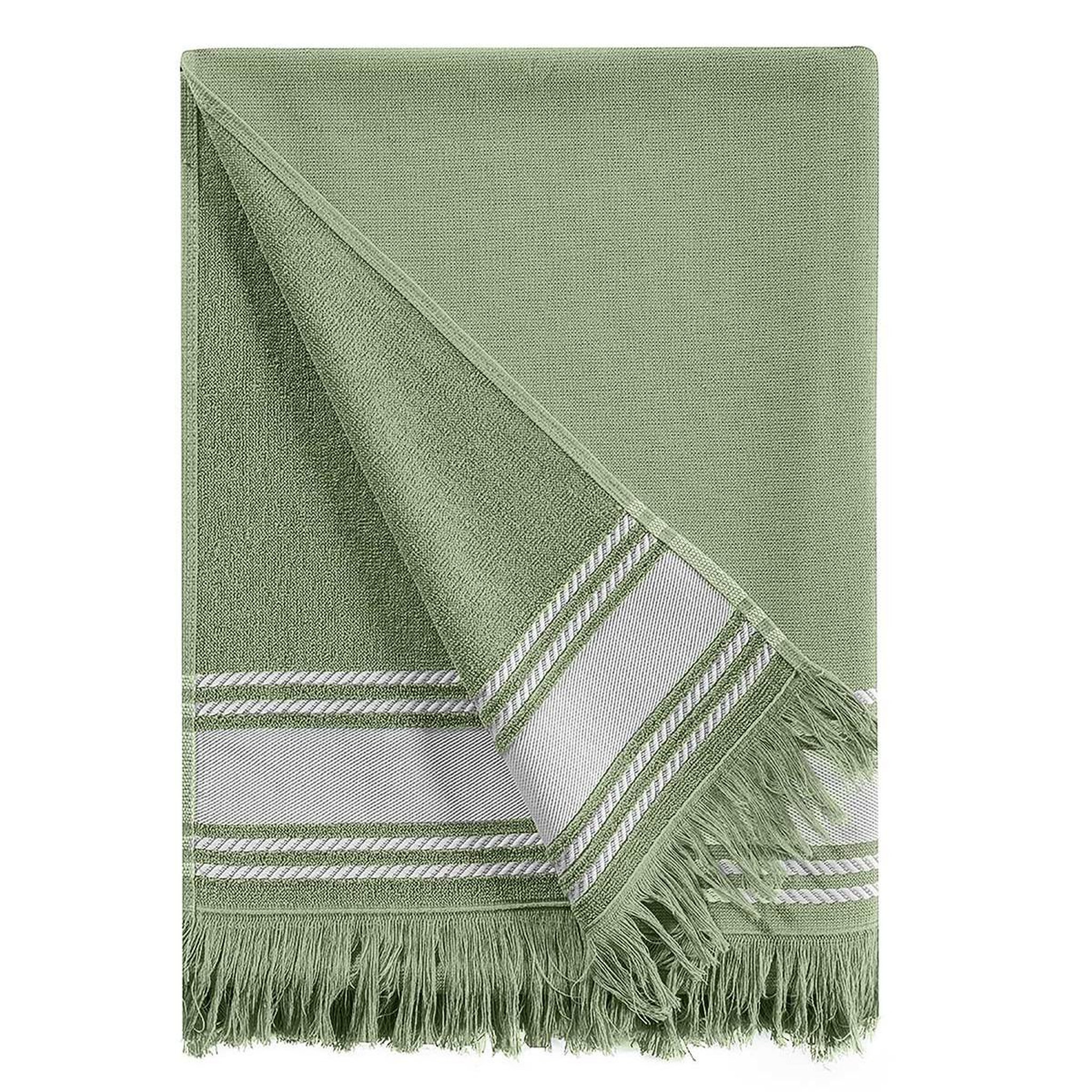 Voir la diapositive 1 : Sensei Maison Serviette de plage / fouta 100x180 cm BAHAMAS - 100x180 cm