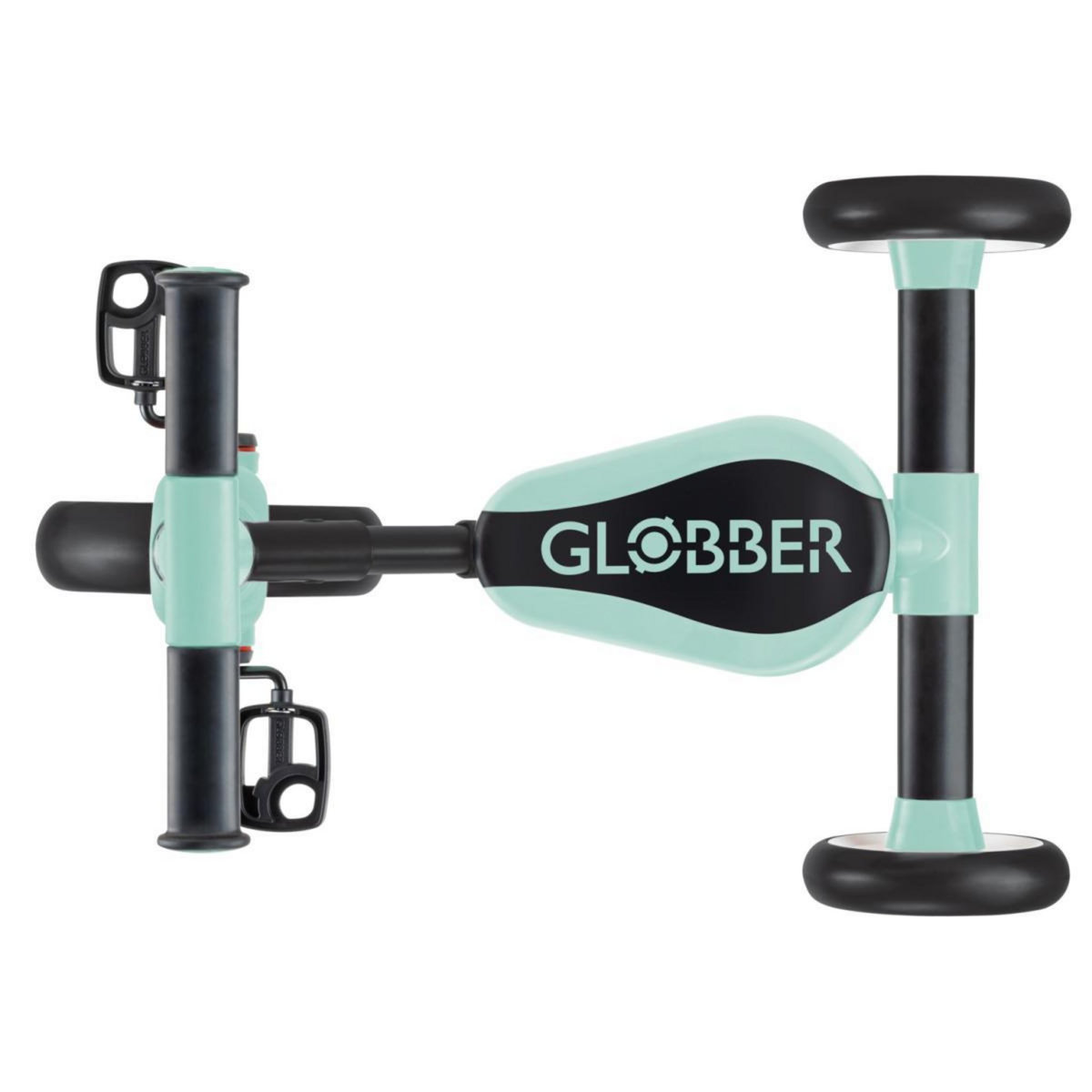 Globber Learning Bike - Trike 2 En 1 Evolutif Pastel Menthe / Noir