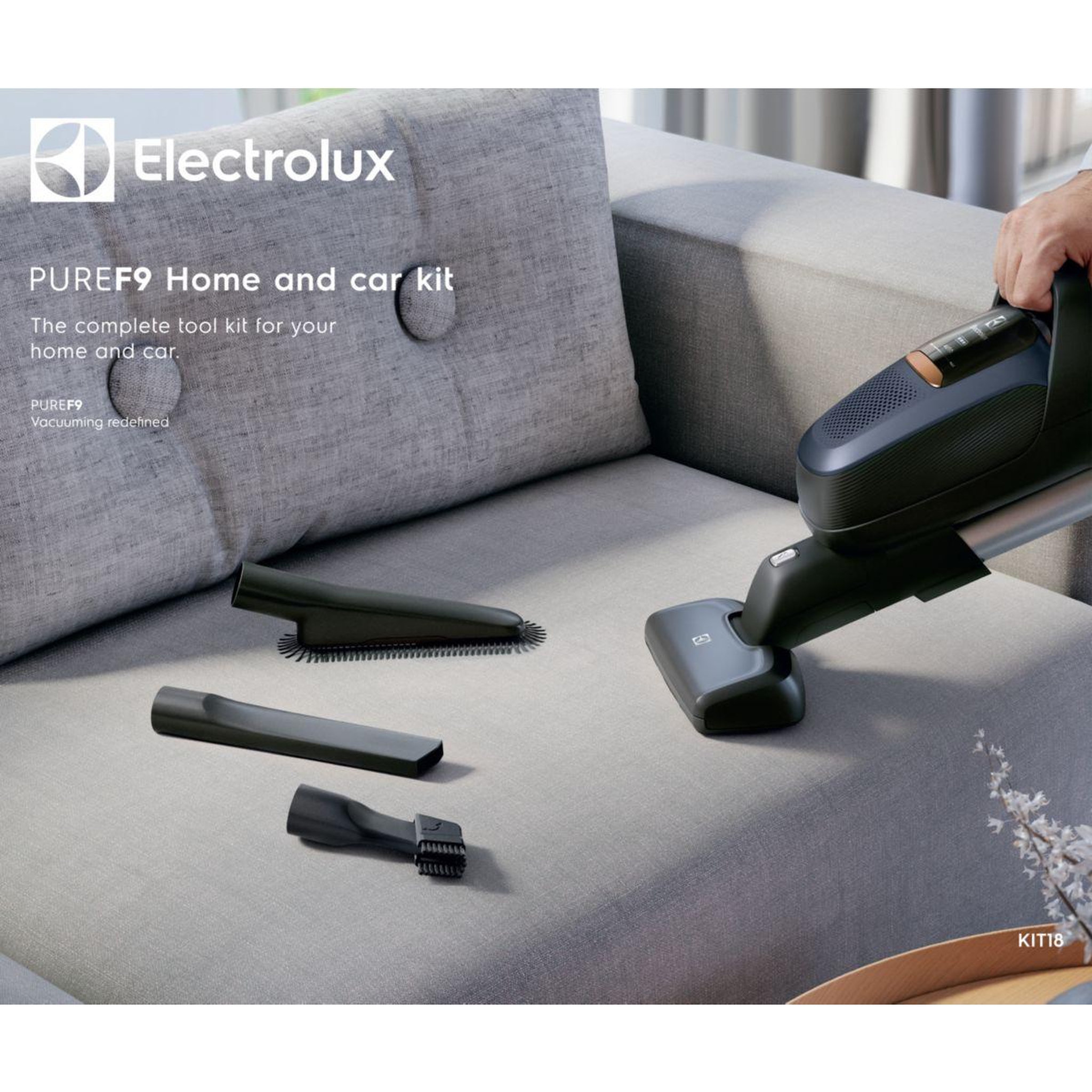 Voir la diapositive 2 : ELECTROLUX Kit nettoyage auto et maison pour aspirateur balai