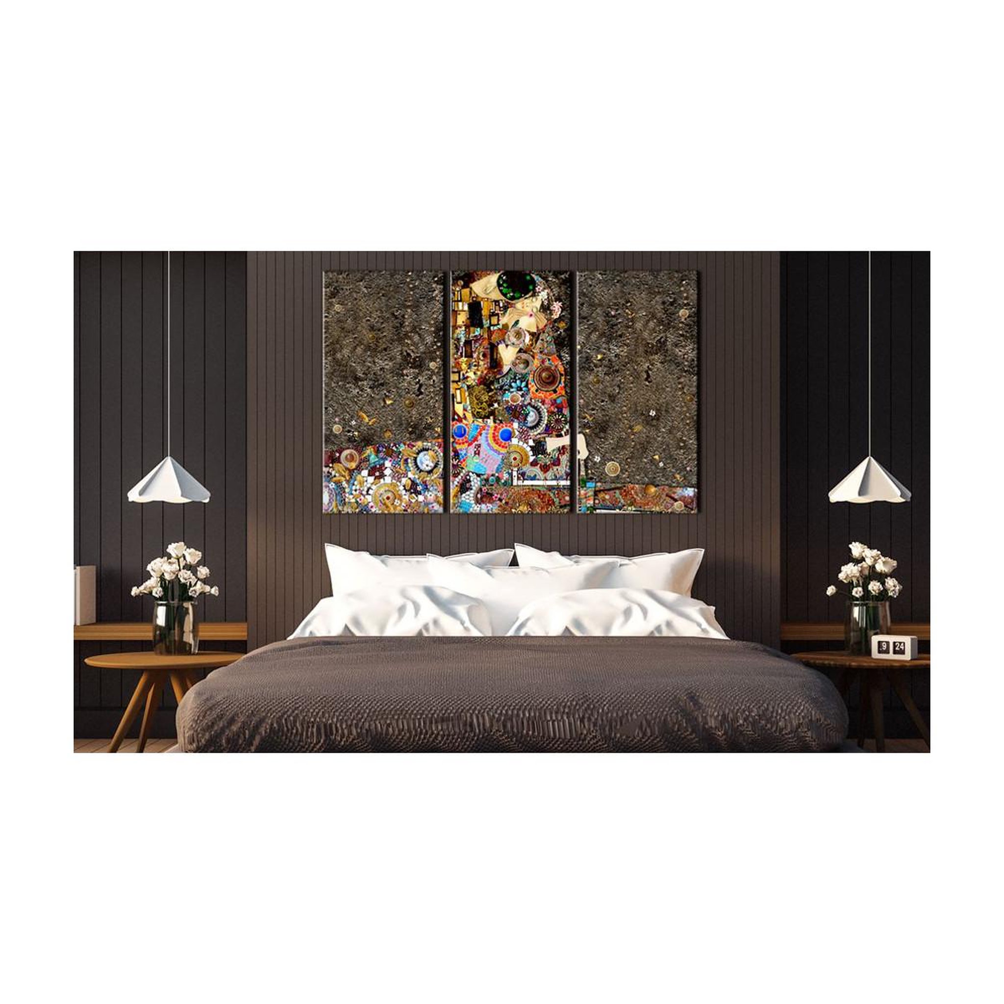 Voir la diapositive 2 : Paris Prix Tableau imprimé  mosaic of love