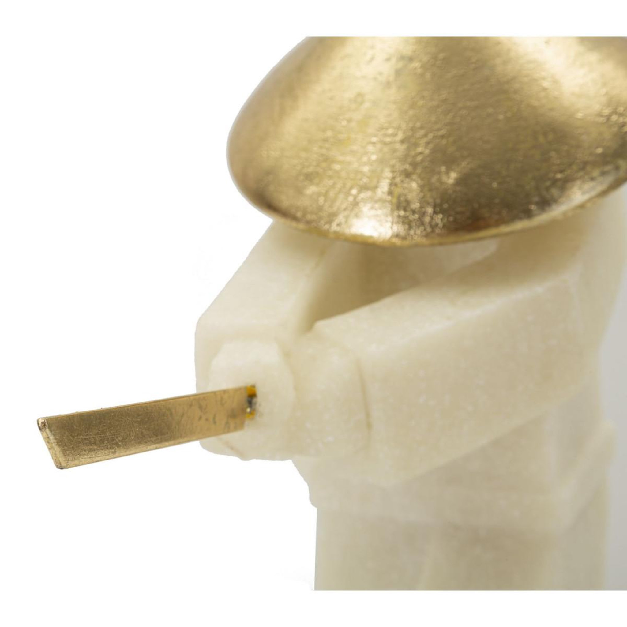 Voir la diapositive 5 : Paris Prix Statuette déco samouraï  toku  30cm blanc & or