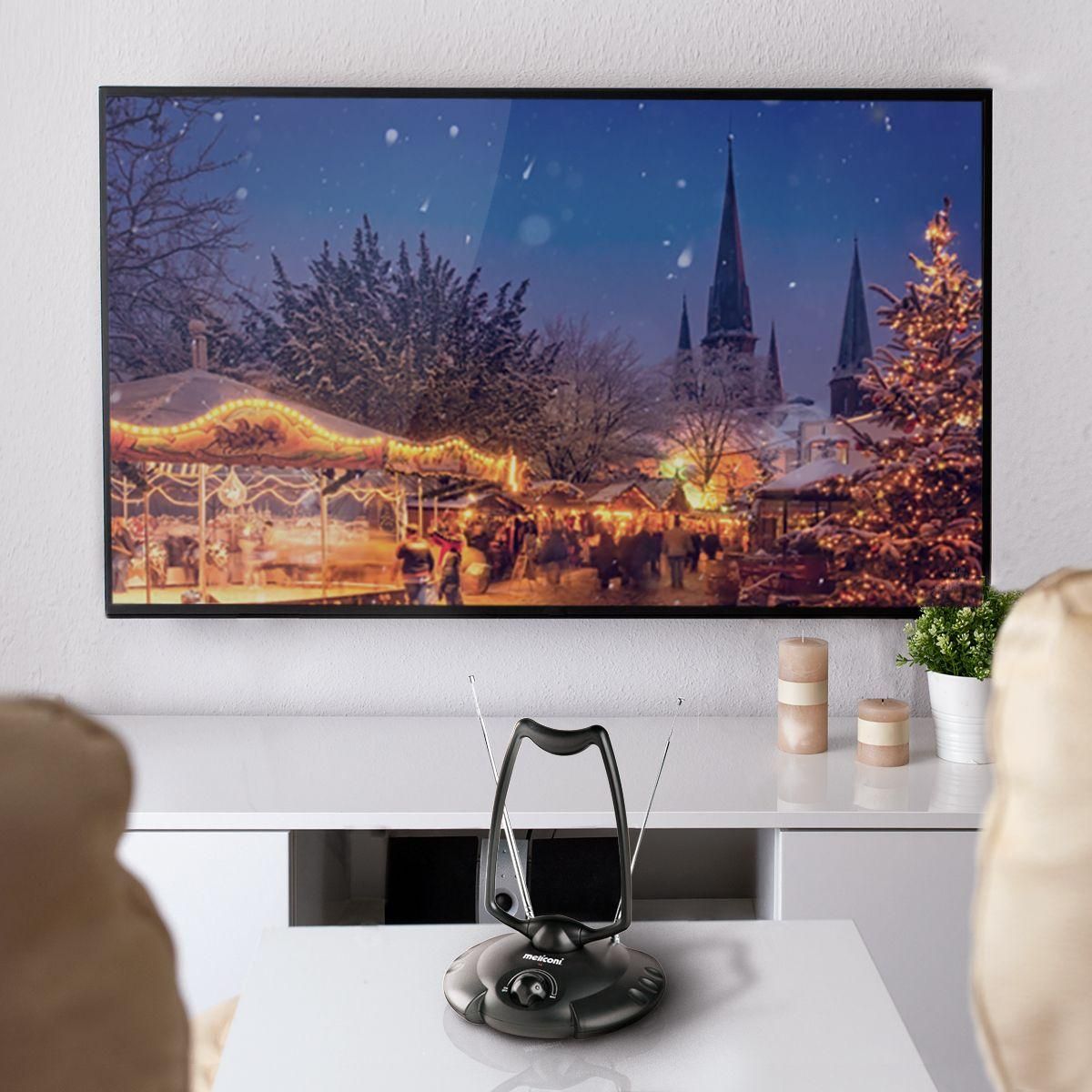 Meliconi Antenne intérieure amplifiee AT-380 USB