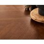 Voir la diapositive 4 : LISA DESIGN Toledo - table à manger ronde - effet bois foncé - 120 cm - 4 à 6 personnes