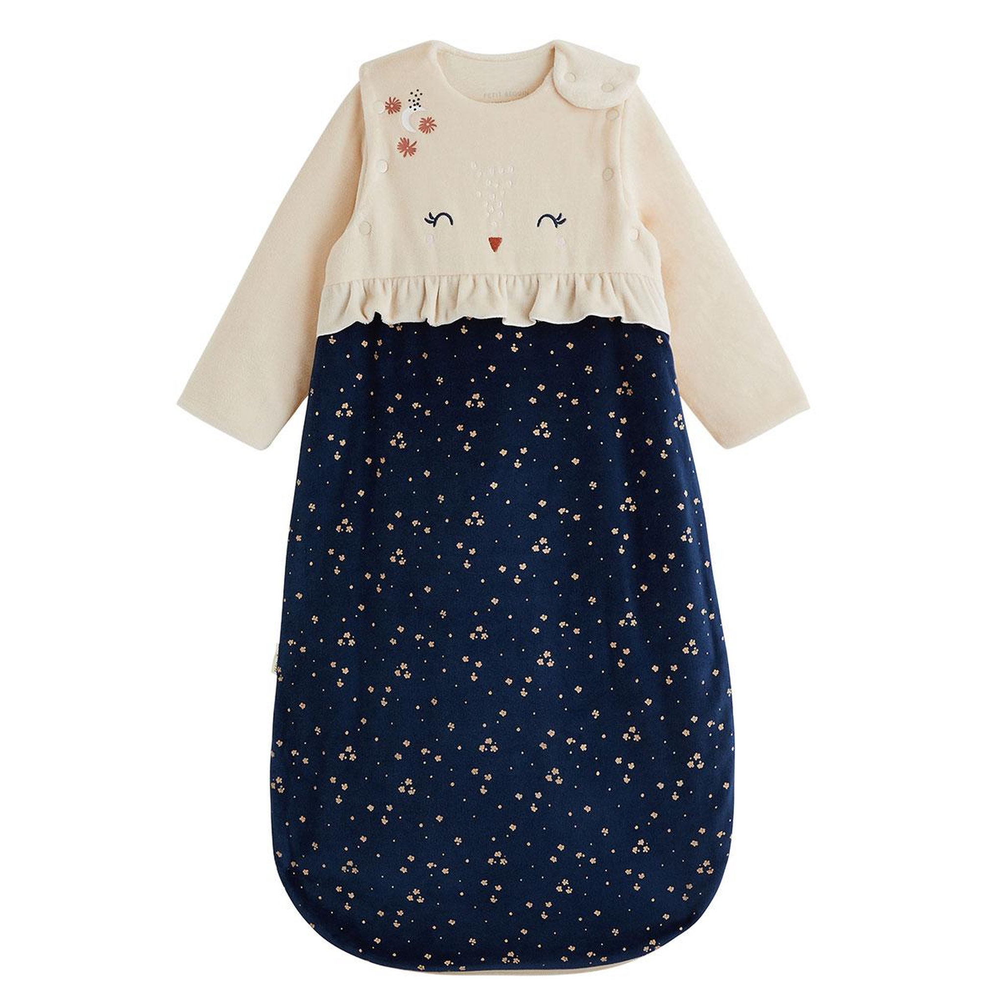 Voir la diapositive 1 : PETIT BEGUIN Gigoteuse tog2 en velours avec manches amovibles ollie