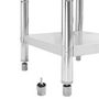Voir la diapositive 6 : VIDAXL Table de travail de cuisine 60x60x85 cm Acier inoxydable