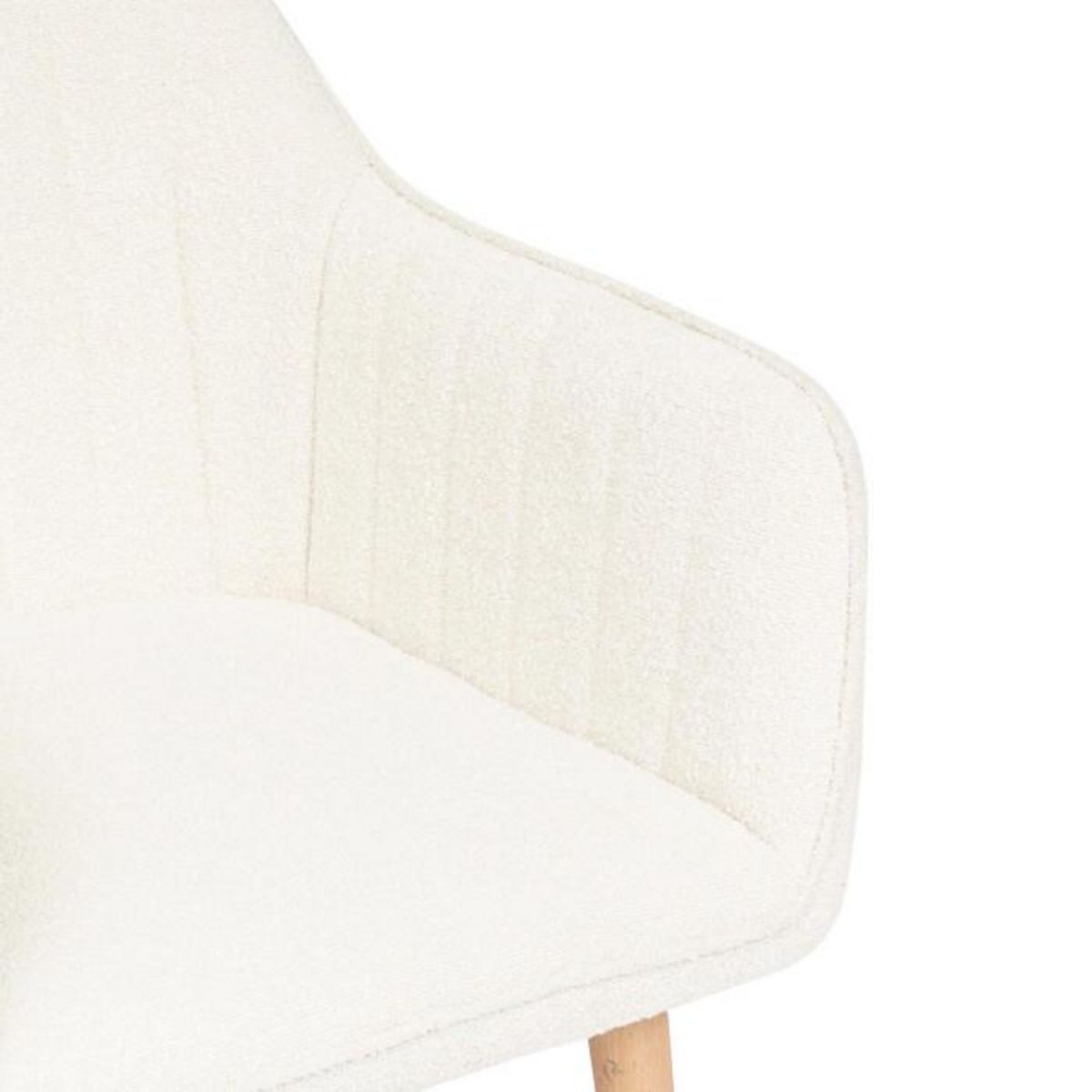 ATMOSPHERA Lot de 2 Fauteuils Design  Visoca  83cm Blanc