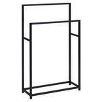 IDIMEX Porte-serviettes DALIO, en métal. Coloris disponibles : Noir