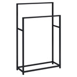 IDIMEX Porte-serviettes DALIO, en métal. Coloris disponibles : Noir