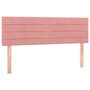 Voir la diapositive 2 : VIDAXL Tetes de lit 2 pcs Rose 72x5x78/88 cm Velours