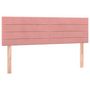 Voir la diapositive 2 : VIDAXL Tetes de lit 2 pcs Rose 72x5x78/88 cm Velours