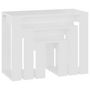Voir la diapositive 5 : VIDAXL Tables gigognes 3 pcs Blanc Bois d'ingenierie