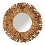 Paris Prix Miroir Mural Rond  Maurice  101cm Naturel
