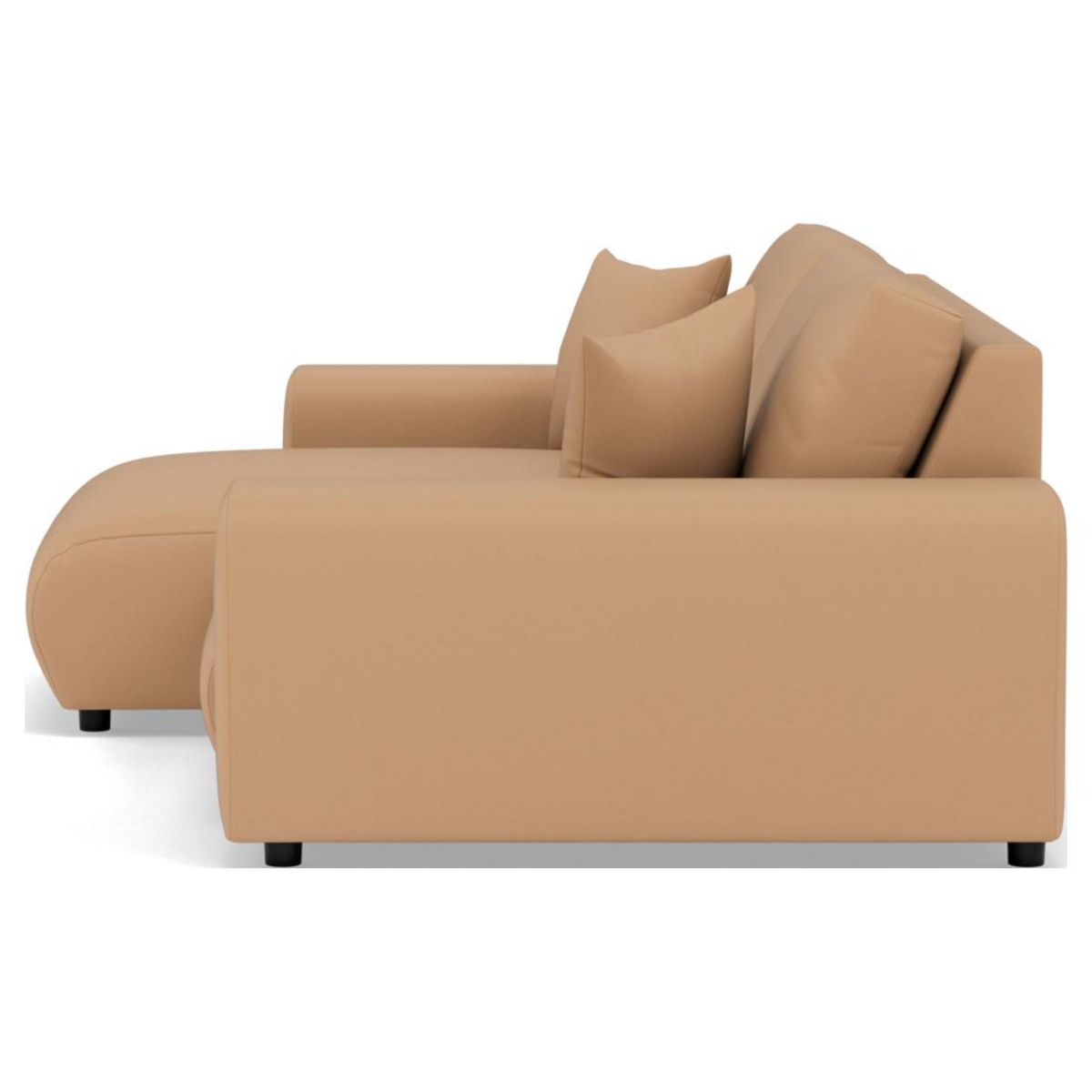 LISA DESIGN Garance - canapé d'angle réversible 4 places en simili