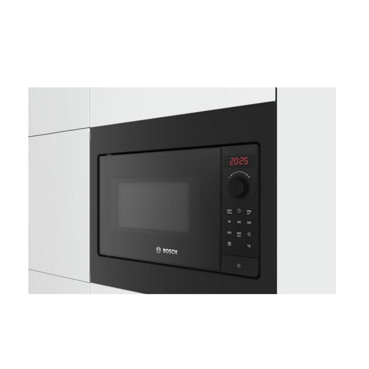 BOSCH Micro-ondes encastrable 20l 1270w noir - BFL523MB4