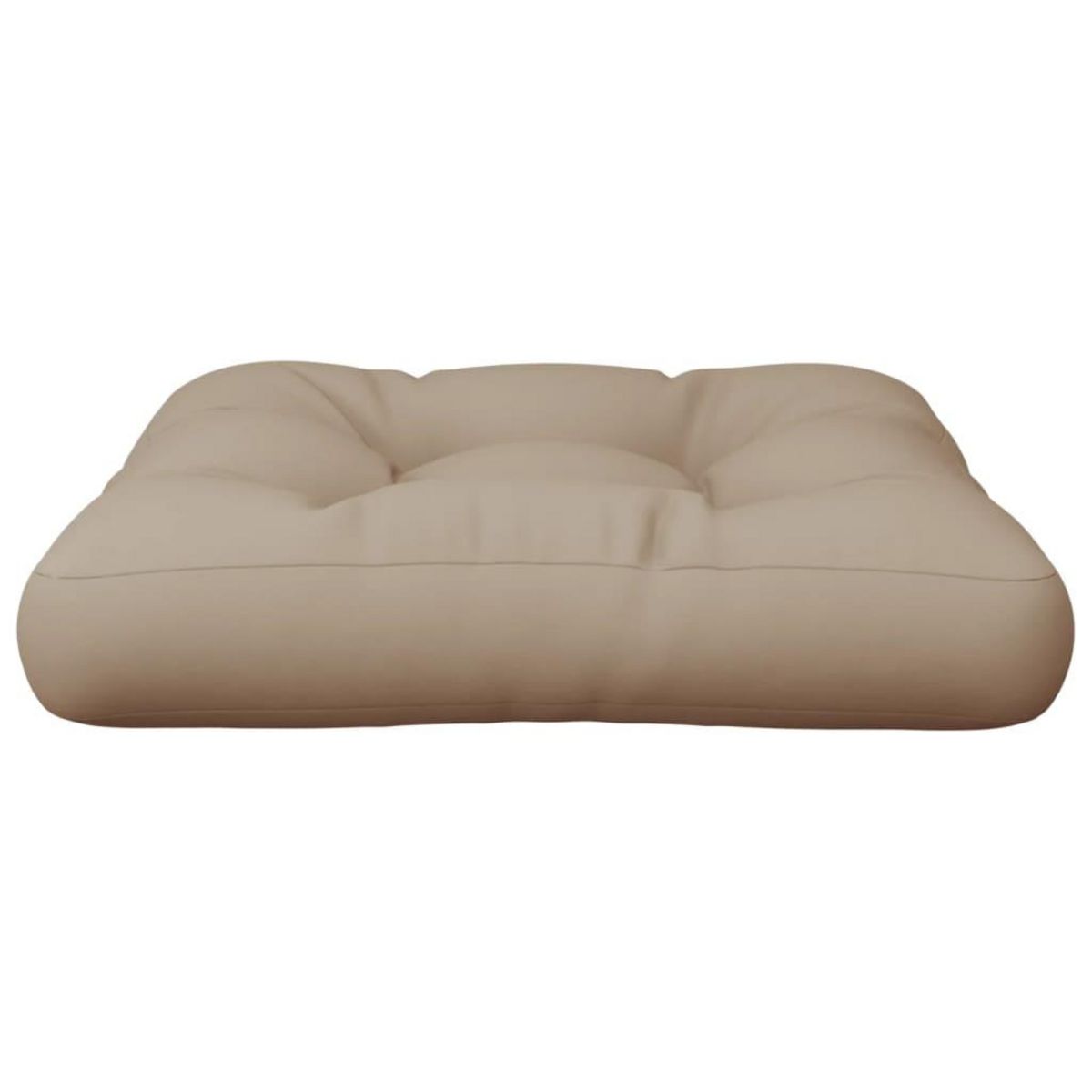 VIDAXL Coussin de palette taupe 60x60x12 cm tissu