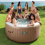 Voir la diapositive 3 : INTEX Spa gonflable PureSpa Sahara rond Bulles 8 places - Intex