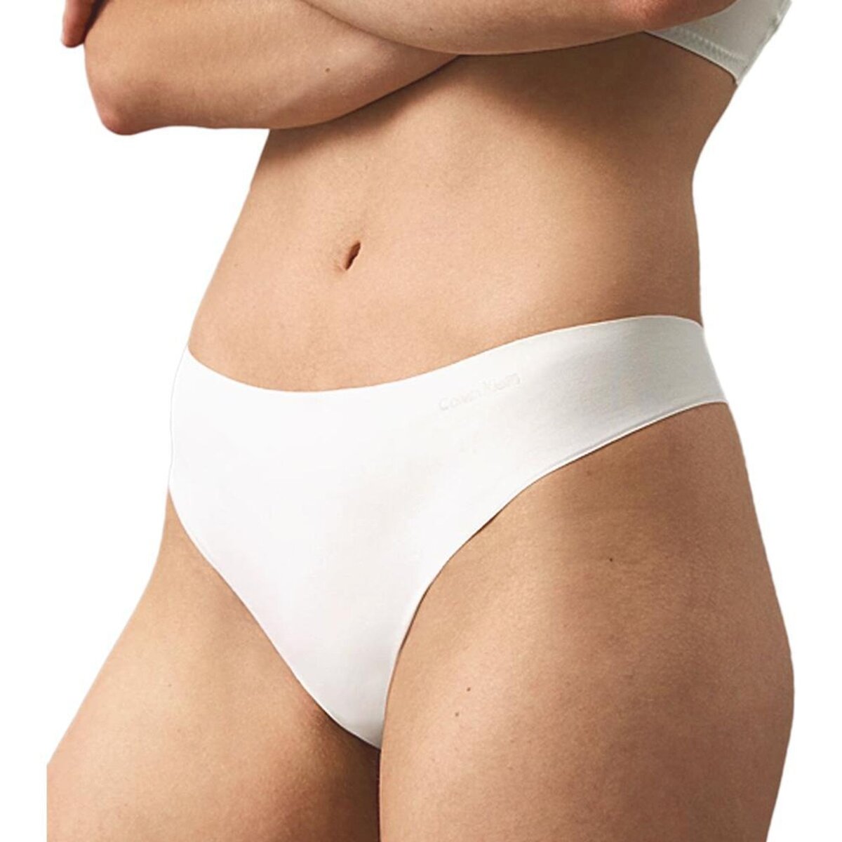 CALVIN KLEIN JEANS String Ecru Femme Calvin Klein Jeans Hipster